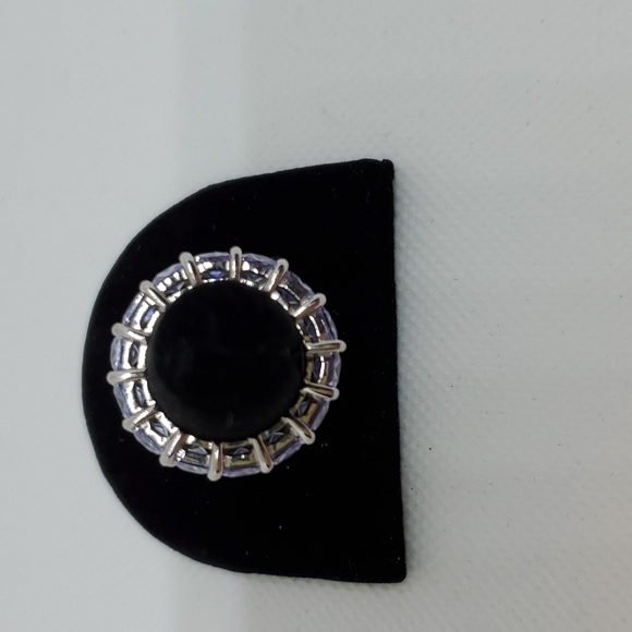 Lavendar cz eternity band - Picture 3 of 4